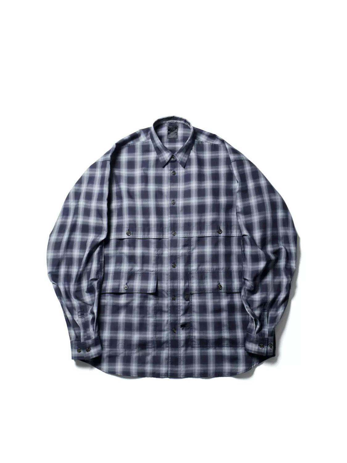 DAIWA PIER39 TECH LOGGER SHIRTS 22AW 格纹宽松口袋长袖衬衫-Taobao