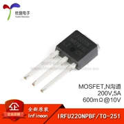 Chính hãng IRFU220NPBF TO-251 N kênh 200V/5A cắm trực tiếp MOSFET ống hiệu ứng trường