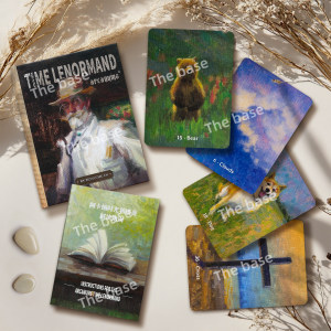
Spot Genuine Arcana Lenormand Time Lenormand Card Time Lenormand Board Game Card Original