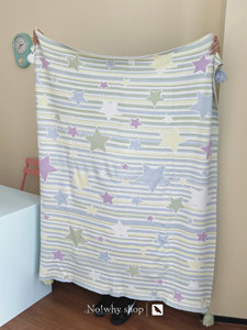 
No!why shop ruffled velvet knitted blankets for multi-purpose sofa blankets Class A baby-level 'Star Walk'