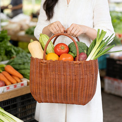 Portable Bath Basket, Shopping Basket, Picnic Basket, Outing Storage Basket, Egg Basket, Gift Basket, Beach Bag