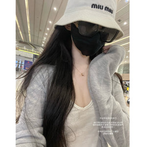 
POET WONG [Black Paper Man] Textured mercerated wool Ju slim cardigan versatile loose jacket