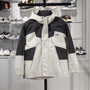 
Li Ning boys and girls three-in-one sports windbreaker 2024 new water-repellent and velvet-warm jacket YWBU042