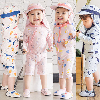 Children's Dolphin Swimsuit New Fast Fast Fast drying and sunny sunscreen
