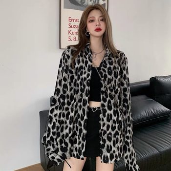 Fried Street Leopard Line 2021 Mid -length shirt
