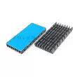 Nhôm tản nhiệt hồ sơ 50*25*5MM chip điện tử định tuyến có rãnh đen tản nhiệt bo mạch chủ IC tản nhiệt id cooling 240 xt Linh kiện tản nhiệt