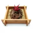 Ẩm thực Nhật Bản tre vuông tic-tac-toe hộp đậu phụ soba hộp đựng mì lạnh khay đựng thức ăn chiên tempura