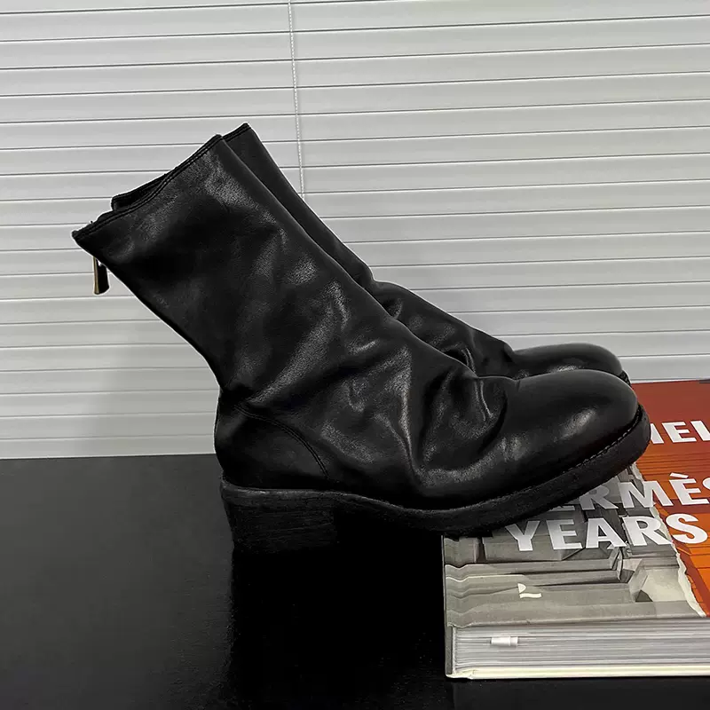 guidi788z黑色靴子鬼帝女靴796z手工310马丁靴女款pl2复古鞋ins潮-Taobao