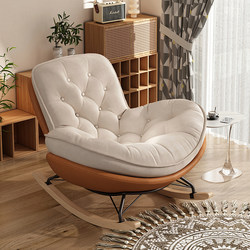 Lazy Sofa Rocking Chair, Can Be Used for Sleeping and Reclining, Suitable for Living Room, Balcony, Nap, Leisure Chair, Home Use, Adult Recliner, Relaxation Chair