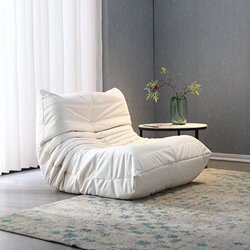 Caterpillar Lazy Sofa for Living Room, Can Be Used for Sleeping and Reclining, Suitable for Balcony and Bedroom, Single Sofa, Original Togo Internet-Famous Leisure Chair