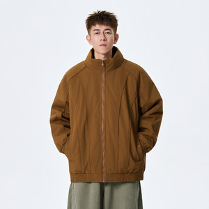 
Wukong has stock, trendy brand winter deconstructed thickened stand-up collar cotton coats for men and women, loose street clothes for couples, warm and versatile cotton coats