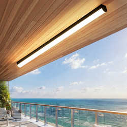 Special Ceiling Light for Glass Sunrooms, Long Balcony Light, Sun Shed Lighting, Outdoor Canopy Pavilion Ceiling Light