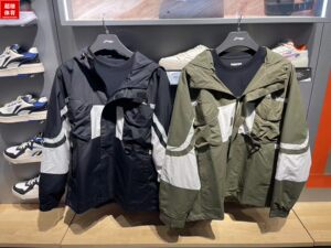 Li Ning 2023 spring and autumn new men's trench coat against BADFIVE hooded loose sports jacket AFDT055