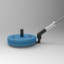 Eastworld Barbell Core Training Squat Rowing Deadlift Explosive Power Fitness Barbell Rack Landmine Rack Movable