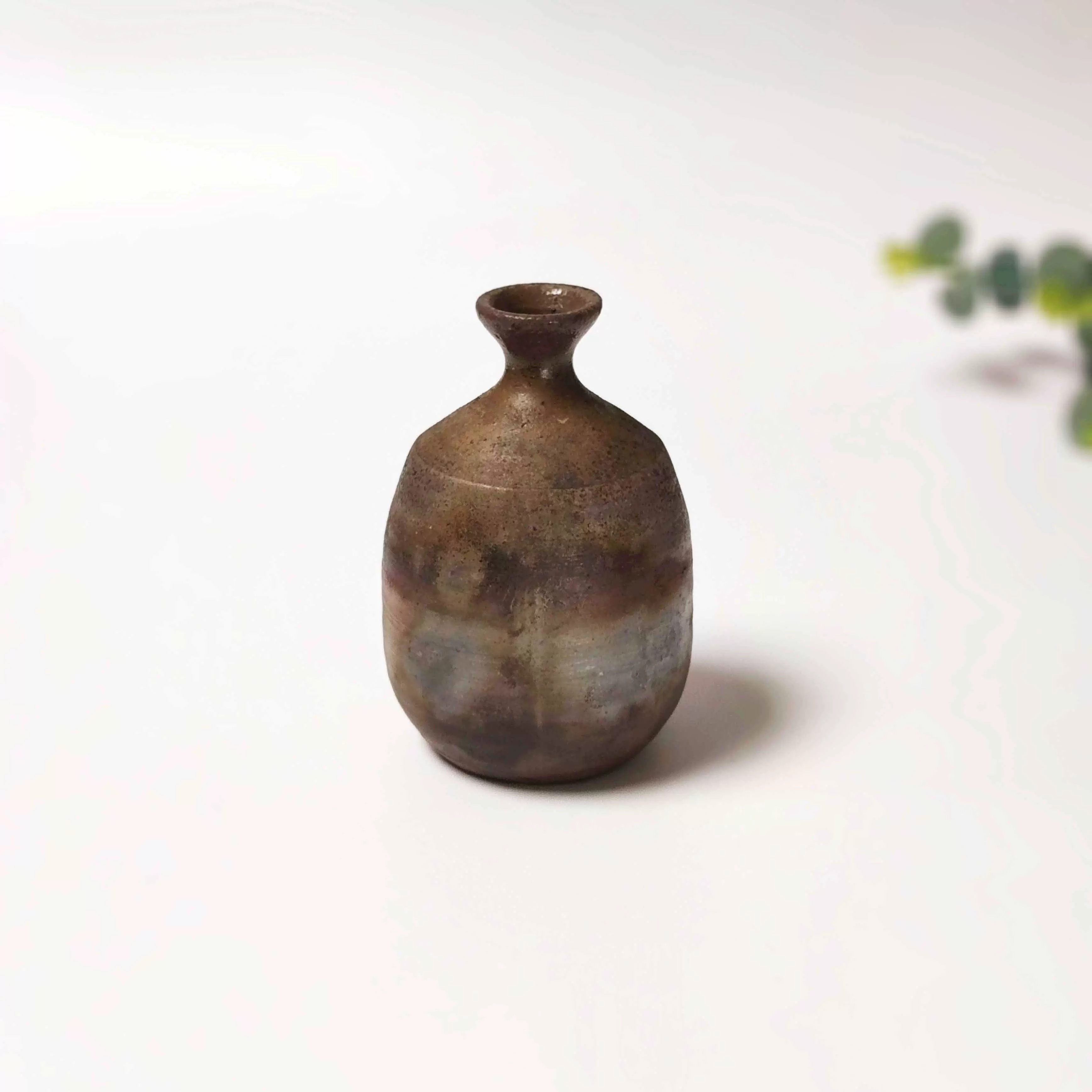 日本备前烧德利酒壶花瓶花器桌面摆件日式陶瓷器全品包邮-Taobao