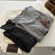 Korean version of retro old gray cartoon printed round neck long-sleeved T-shirt for women loose lazy inner bottom shirt autumn and winter