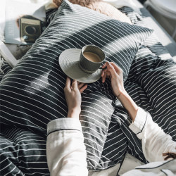 Japanese-Style Tianzhu Cotton Pure Cotton Pillowcase, All-Cotton Envelope-Style Pillowcase, Single or Pair, Buy 2 for Envelope-Style Couple Pillowcases