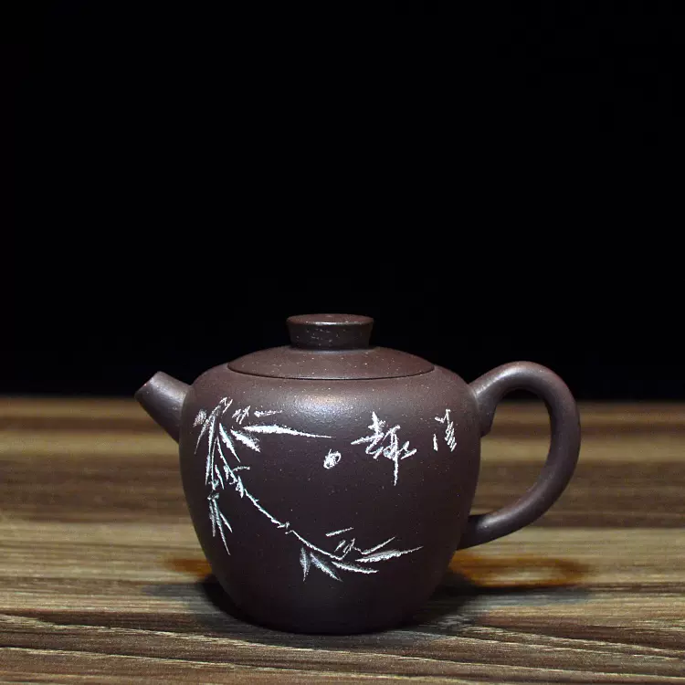 宜興手工紫砂壺老朱泥梨皮砂壺文革時期紫砂壺一廠文革紫砂壺孟臣