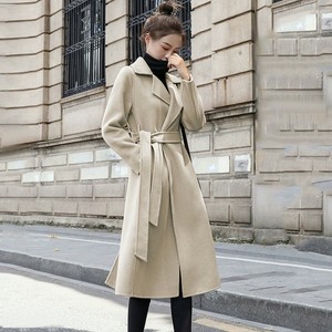 
Fashionable high-end medium-length wool jacket for women in autumn and winter 2025 new trendy loose long-sleeved wool coat