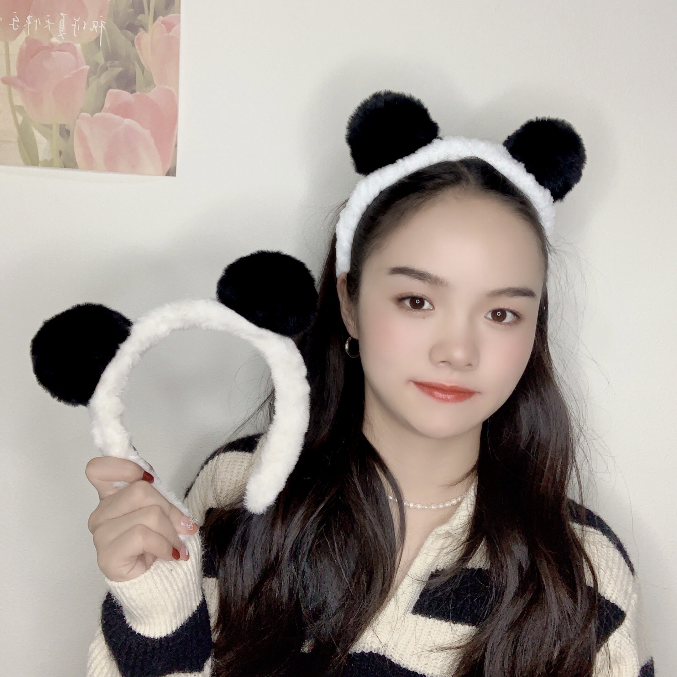 2 Stück Panda-Stirnbänder | Tierhaarreifen Für Mädchen & Frauen | Für Cosplay & Partys