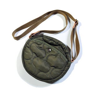 Japanese retro leisure barrel bag sloping backpack small backpack small cotton cotton bag small round bag mini -bag men's and female tide