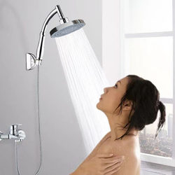 High-Pressure Shower Head 5inch Top Spray Showerheads, High-Pressure Bath Heater Showerhead, Water Heater Pressurized Rain Shower for Bathing and Head Washing