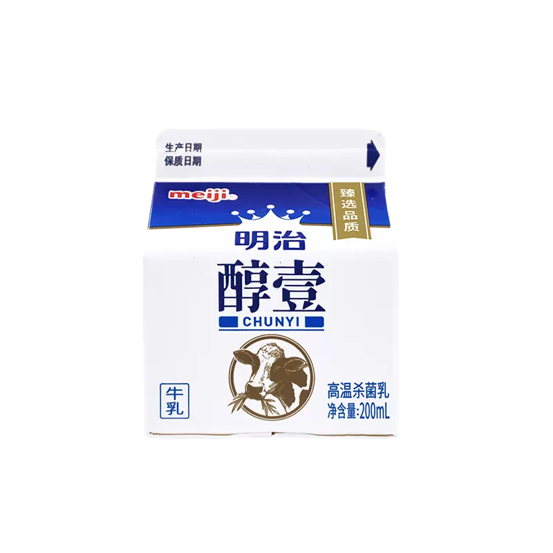 明治醇壹高温杀菌乳200ml 200g/份-Taobao