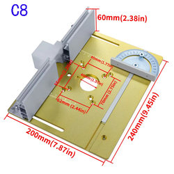 Woodworking Trimming Machine Engraving Machine Bakelite Milling Flip Plate Workbench Multi-Functional Adjustable Table Chamfering Trimming Slotting