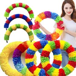 Hard Wire Encrypted Steel Wire Wreath Kindergarten Morning Exercises Gymnastics Dance Sports Meeting Opening Ceremony Entrance Hand-Held Props