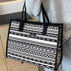 2025 Large-Capacity Tote Bag New Women's Shoulder Bag Canvas Bag Handbag Lunch Bag Travel Commuter Bag