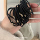 Pack of 30 pieces ~ I heard that you really like the durable and highly elastic rubber band hair accessories, hair ties and black headbands