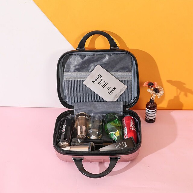 Children's cute suitcase storage box small lightweight suitcase small suitcase travel suitcase leather bag