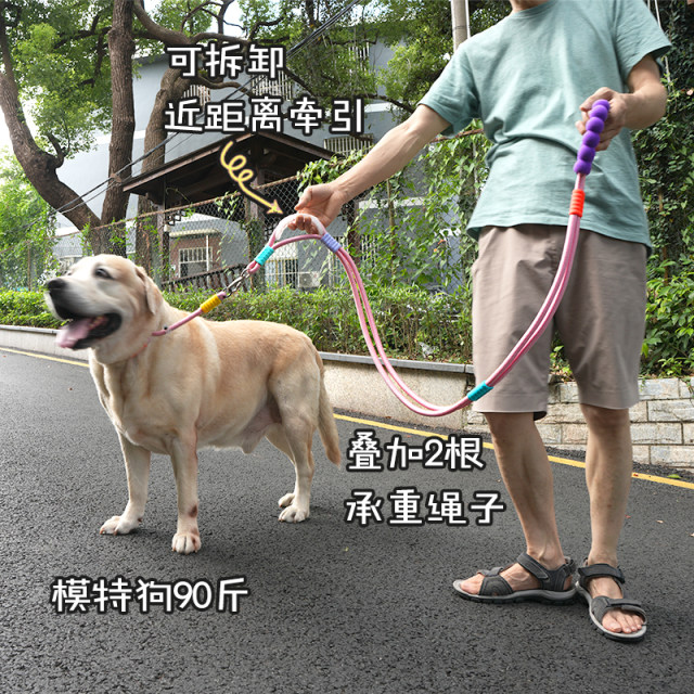 Bold thickened big dog traction rope anti -explosion -proof neck ...