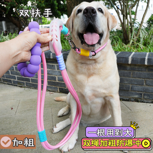Bold thickened big dog traction rope anti -explosion -proof neck ...