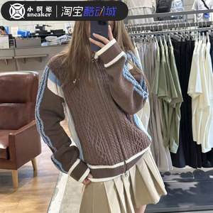 
ADIDAS Adidas new men's and women's casual sports retro sweater cardigan knitted sweatshirt KS5963