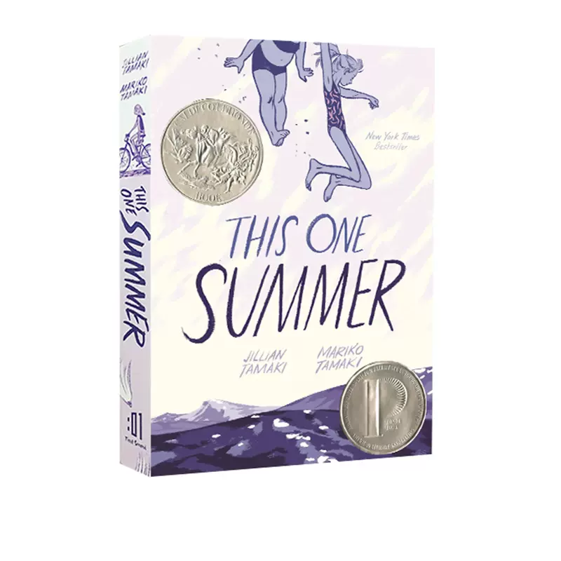 英文原版this One Summer 这个夏天少女漫画绘本青少年友谊故事图画书凯迪克银奖普林兹银奖纽约时报畅销书