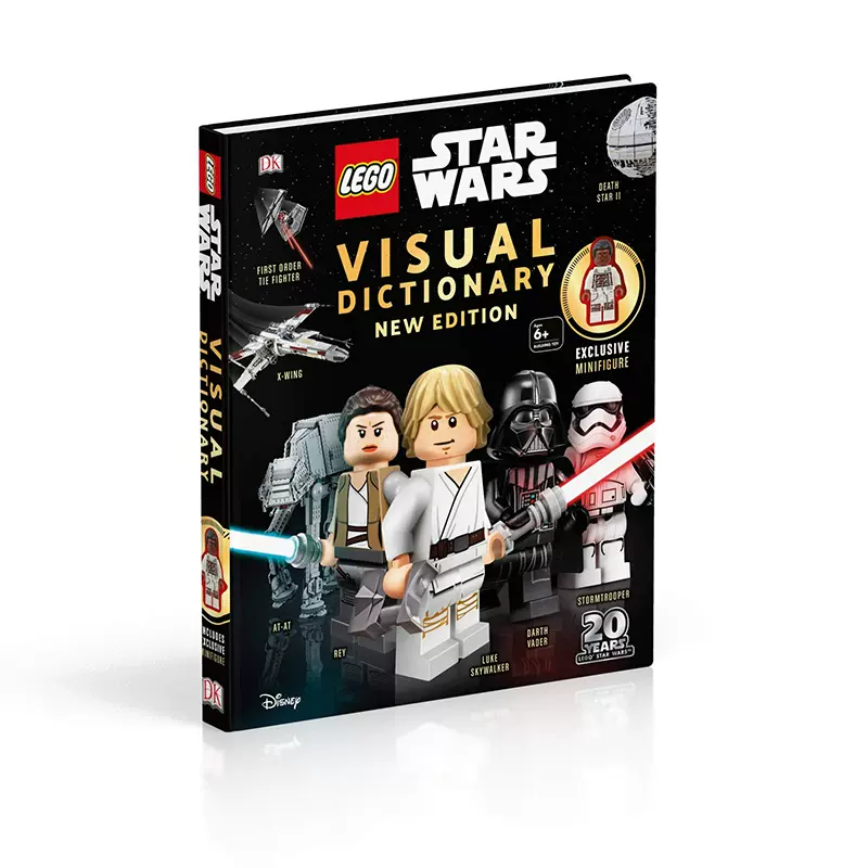 英文原版dk Lego Star Wars Visual Dictionary New Edition 乐高星球大战视觉词典附赠人偶英文版图解百科 Taobao