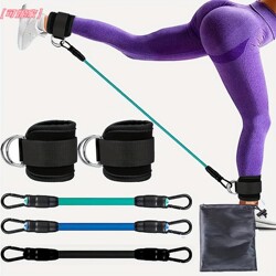 Sports Fitness Strength Explosive Ankle Resistance Elastic Trainer Ankle Band Hip Leg Resistance Rope Shaping