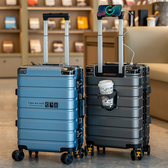 
Germany imported suitcase trolley case for women 2025 new 20-inch boarding case for men 24-inch brake universal wheel case