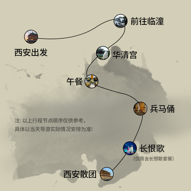 【网红讲师10人团】西安兵马俑华清宫一日游可选长恨歌千古情