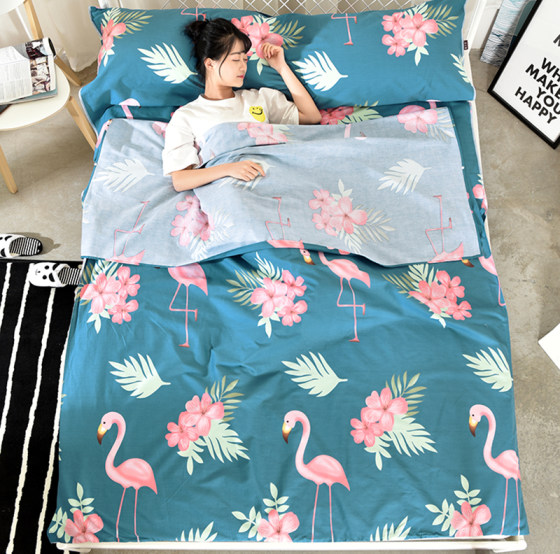 Travel Hotels Sleeping Sleeping Bag Adult Interior Hotel Double Piece Portable Tourist Dirty Sheet Single Cotton Cotton
