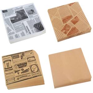 American oil-proof paper pad paper fried snack oil-proof paper bread plate paper baking oil-proof paper fried chicken oil-proof paper absorb oil