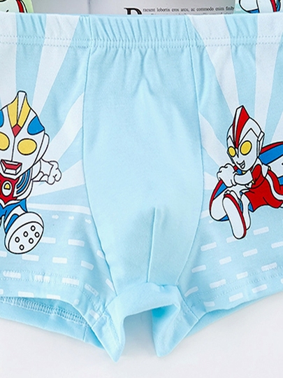 Calzoncillos bóxer de algodón para niños Diseño de dibujos