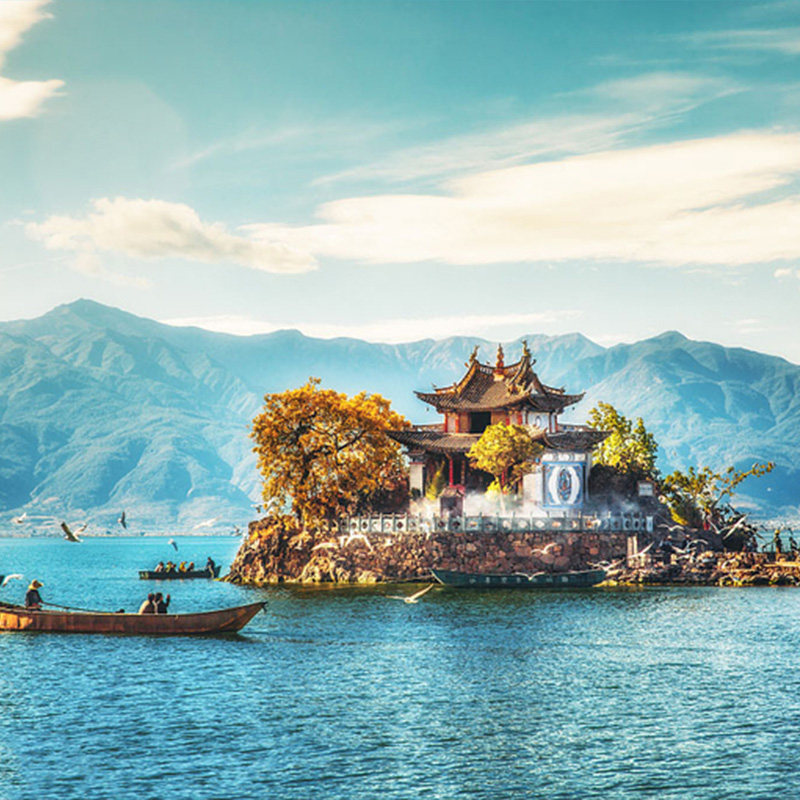 云南丽江+玉龙雪山+大理市洱海5日4晚自由行