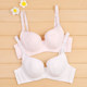 Slight steel ring girl bra thin cotton cup shape student underwear junior high school and high school bra large size C cup underwear