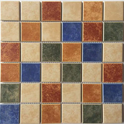 Antique Ceramic Mosaic Tiles Bathroom Toilet Kitchen Balcony Background Wall Tiles Non-Slip Floor Tiles Pastoral American Style