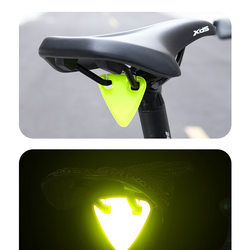 Bicycle Reflective Triangle Sign, Cycling Reflective Warning Sign, Night Cycling Reflective Sign, Night Cycling Reflective Warning Sign