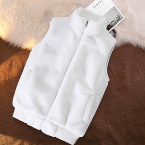 Men's outer sleeve imitation mink vest winter vests men's trend Korean version handsome, handsome large size, warm plush, shoulder men
