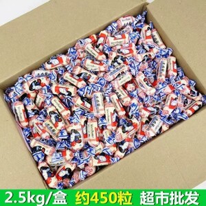 Guanshengyuan White Rabbit milk candy boxed 5*0.5kg milk candy original flavor children's wedding candy wholesale