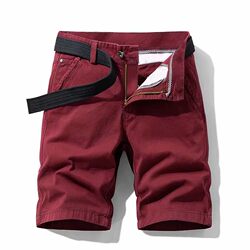 Clearance Sale, Last Pieces, Workwear, Pure Cotton, Summer, Loose, Casual Shorts, Straight-Leg Mid-Length Pants, Men's Five-Point Pants, Cargo Pants